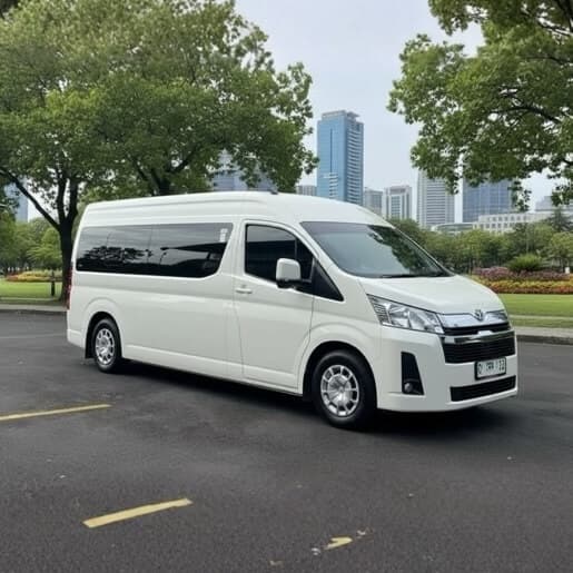 Hiace Premio rental mobil Makassar